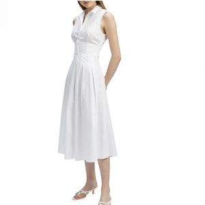 BARDOT Levante Cotton Midi Shirtdress